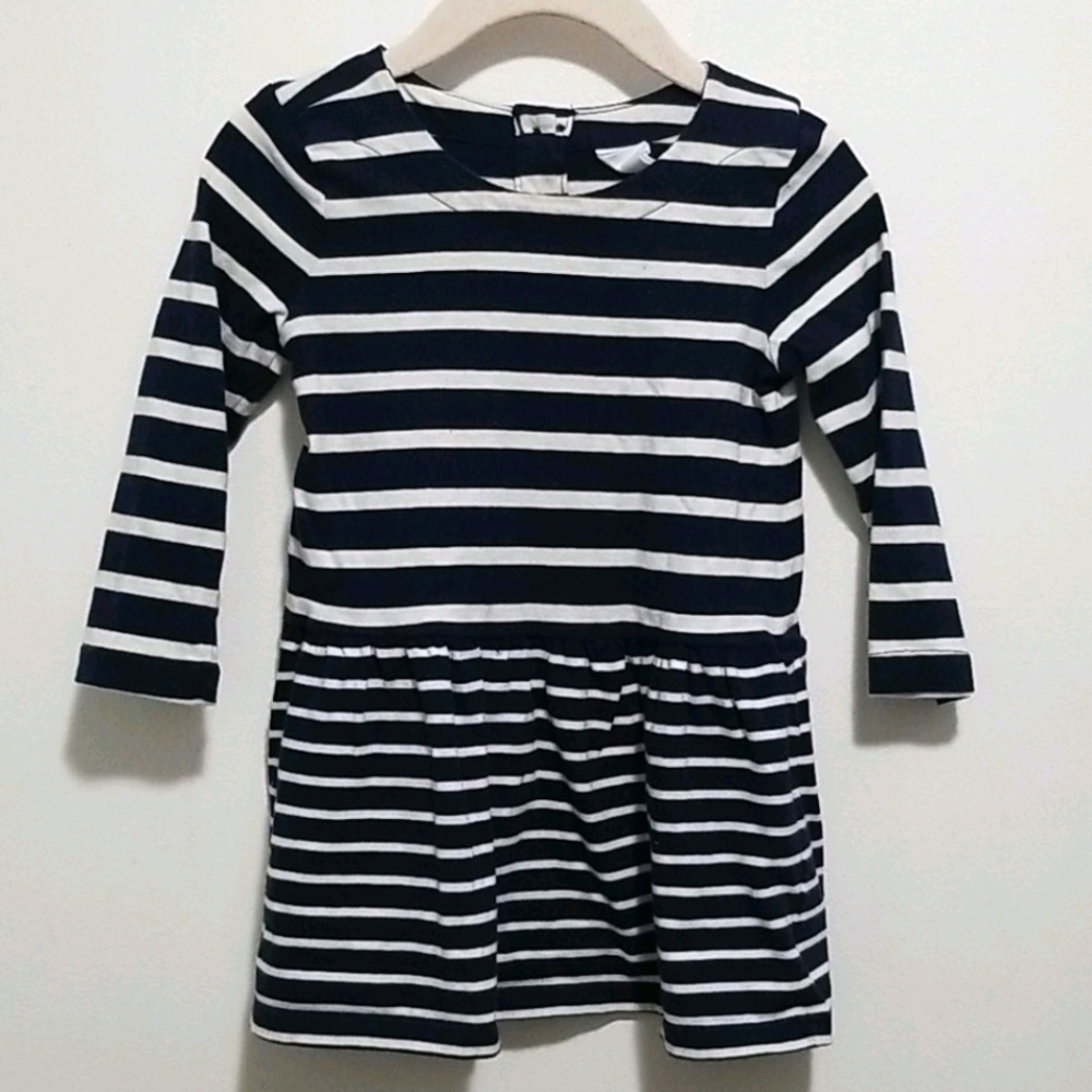 SALE 5/$20 Baby Gap Long Sleeve Striped Dress, Size 2
